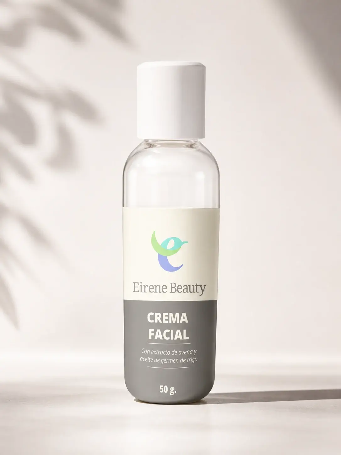 Envase individual de Eirene Beauty con identidad de colibrí
