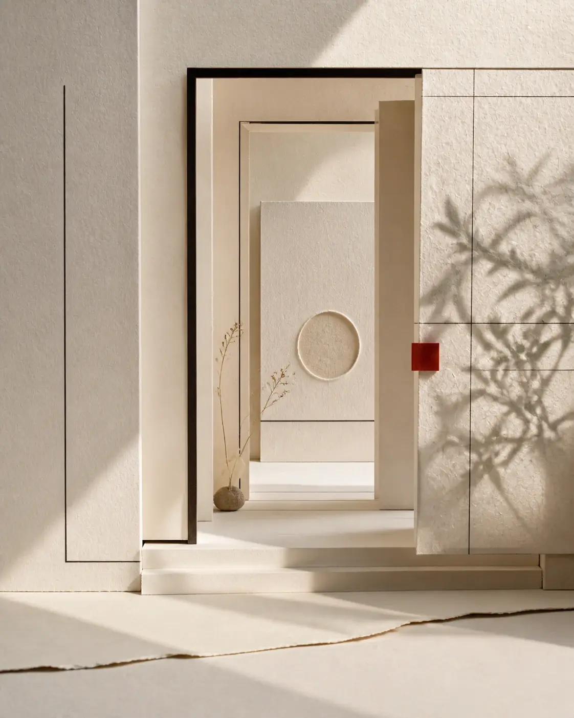 Arquitectura de papel y umbrales para representar el diseño de websites